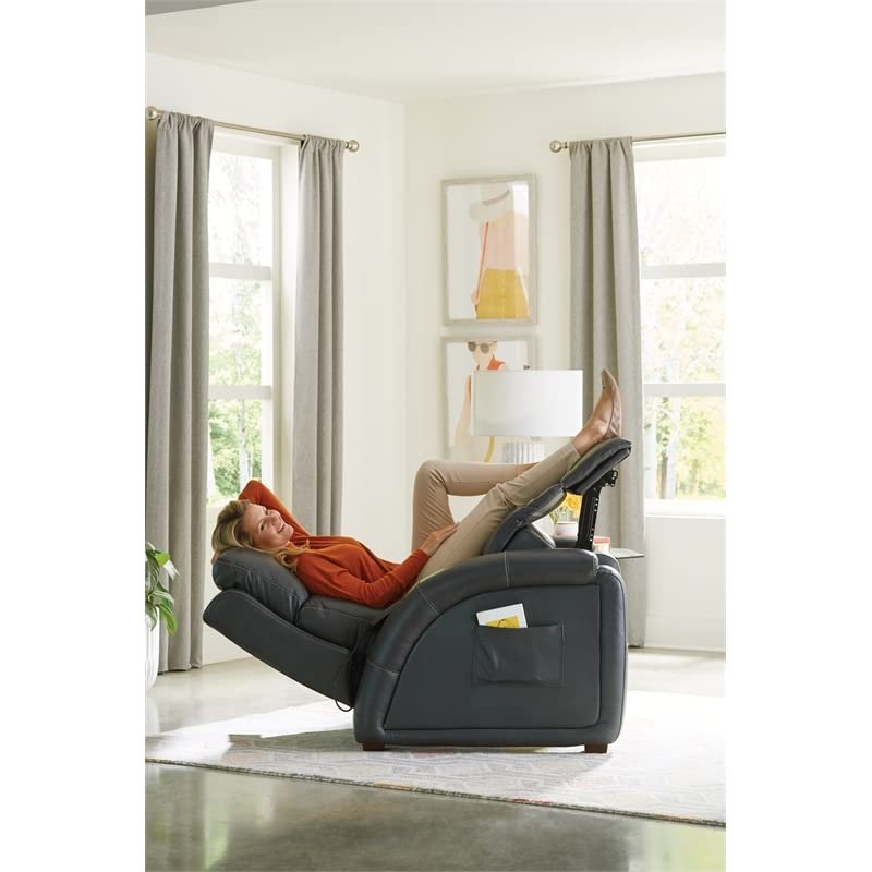 Catnapper Reliever Power Headrest Power Lay Flat Recliner w/CR3 Heat/Massage/Lumbar/Zero Gravity-Gunmetal