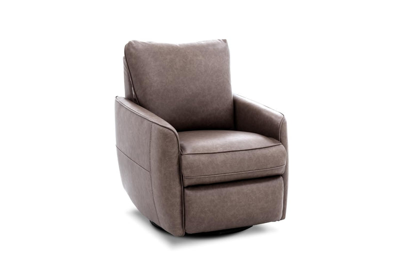 BarcaLounger Maple Power Swivel Glider Recliner