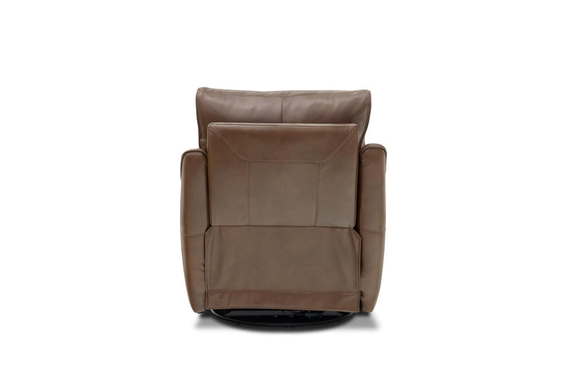 BarcaLounger Merit Power Swivel Glider Recliner-Fresco-Tobacco