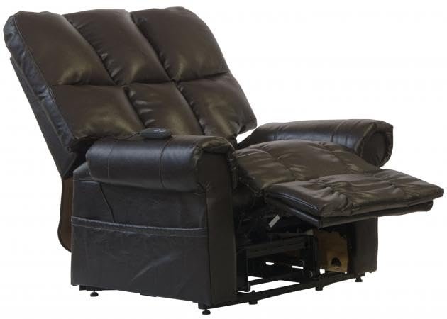 Catnapper Stallworth Power Lift Full Lay-Out Chaise Recliner-Godiva