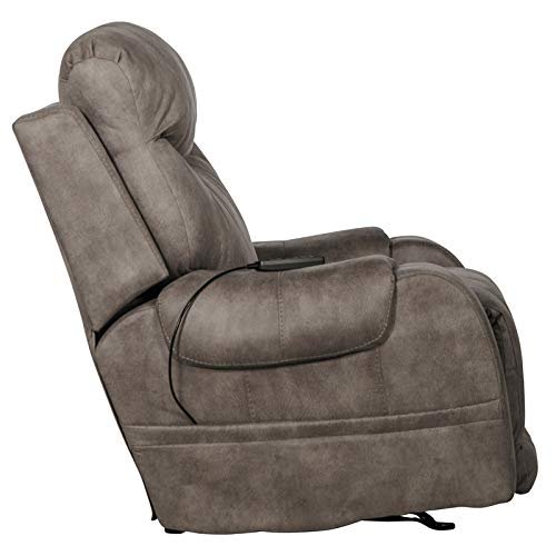 Catnapper Recharger Power Headrest Power Rocker Recliner w/CR3 Heat/Massage/Lumbar-Charcoal