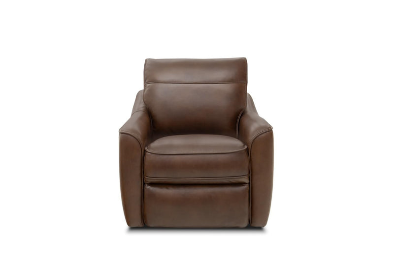 BarcaLounger Merit Power Swivel Glider Recliner-Fresco-Tobacco