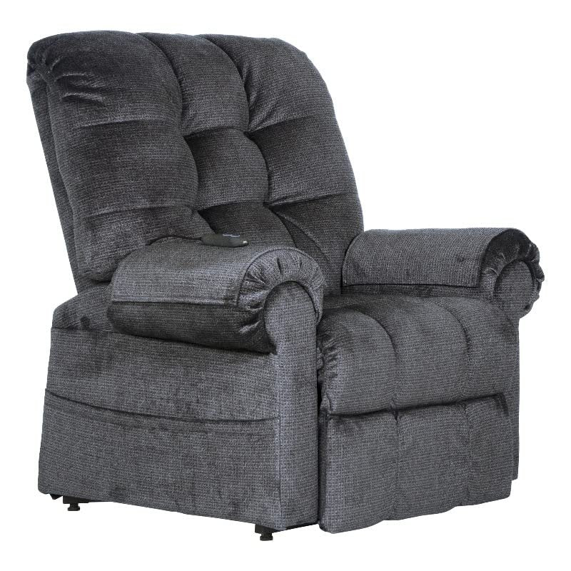 Catnapper Omni Power Lift Full Lay-Out Chaise Recliner-Ink