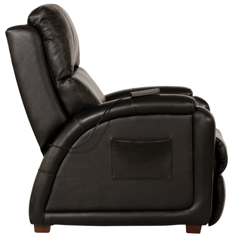 Catnapper Reliever Power Headrest Power Lay Flat Recliner w/CR3 Heat/Massage/Lumbar/Zero Gravity-Black