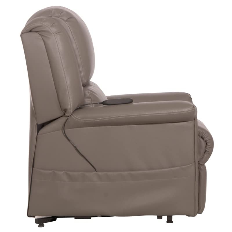 Catnapper Elsie Power Lift Lay Flat Recliner - Hospital Grade PU-Dove