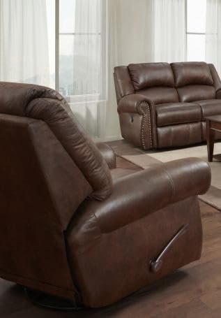 Catnapper Pickett Power Headrest Power Recliner-Walnut