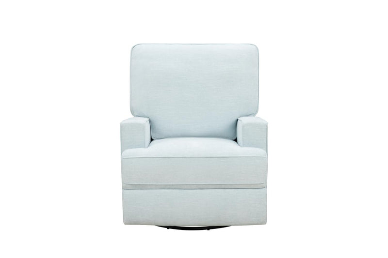 BarcaLounger Rhea Power Swivel Glider Recliner-Marci-Baby-Blue