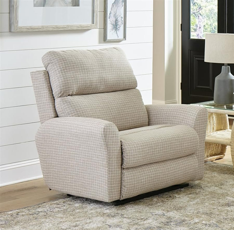 Catnapper Justine Lay Flat Extra Wide Recliner-Sandstone