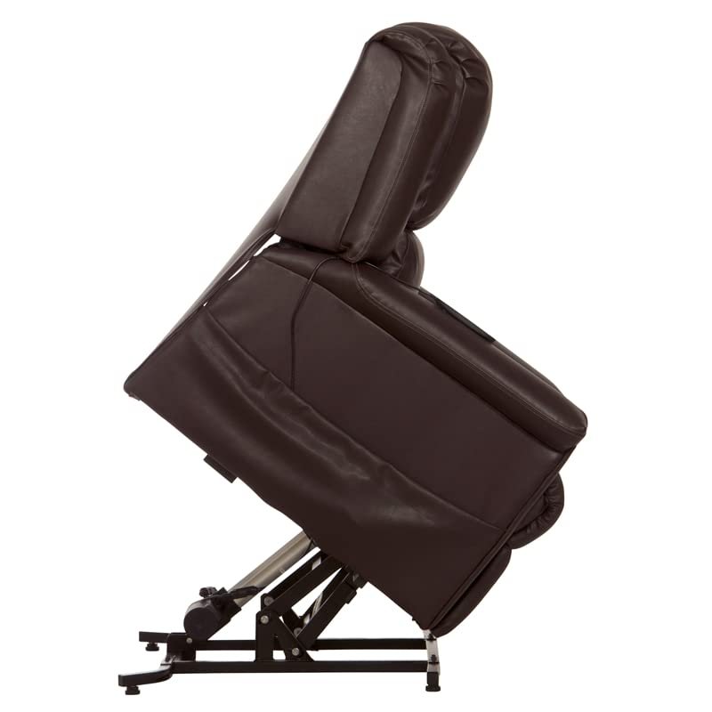 Catnapper Elsie Power Lift Lay Flat Recliner - Hospital Grade PU-Chocolate