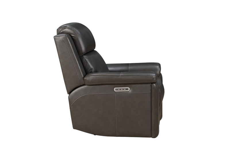 BarcaLounger Leon Power Recliner-Matteo-Smokey-Gray