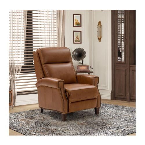 BarcaLounger Byron Big & Tall Power Recliner-Chaps-Saddle