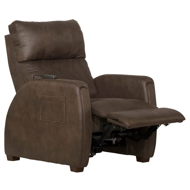 Catnapper Relaxer Power Headrest Power Lay Flat Recliner w/CR3 Heat/Massage/Lumbar/Zero Gravity-Bark