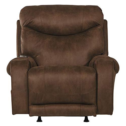 Catnapper Recharger Power Headrest Power Rocker Recliner w/CR3 Heat/Massage/Lumbar-Chocolate