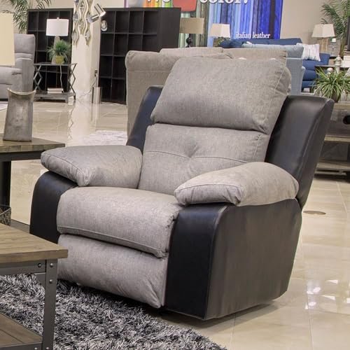 Catnapper Felix Swivel Glider Recliner-Granite